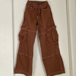 wild fable Rust-Brown Cargo Pants
